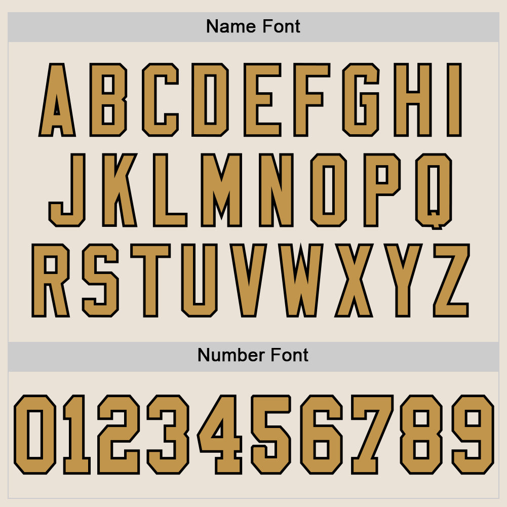 Custom Cream Old Gold-Black Mesh Authentic Throwback Football Jersey - Sky-Custom