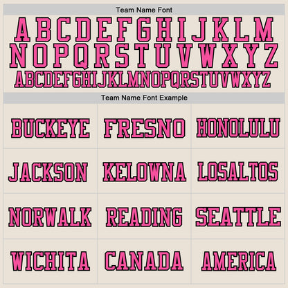 Custom Cream Teal Black-Pink Mesh Authentic Throwback Football Jersey - Sky-Custom