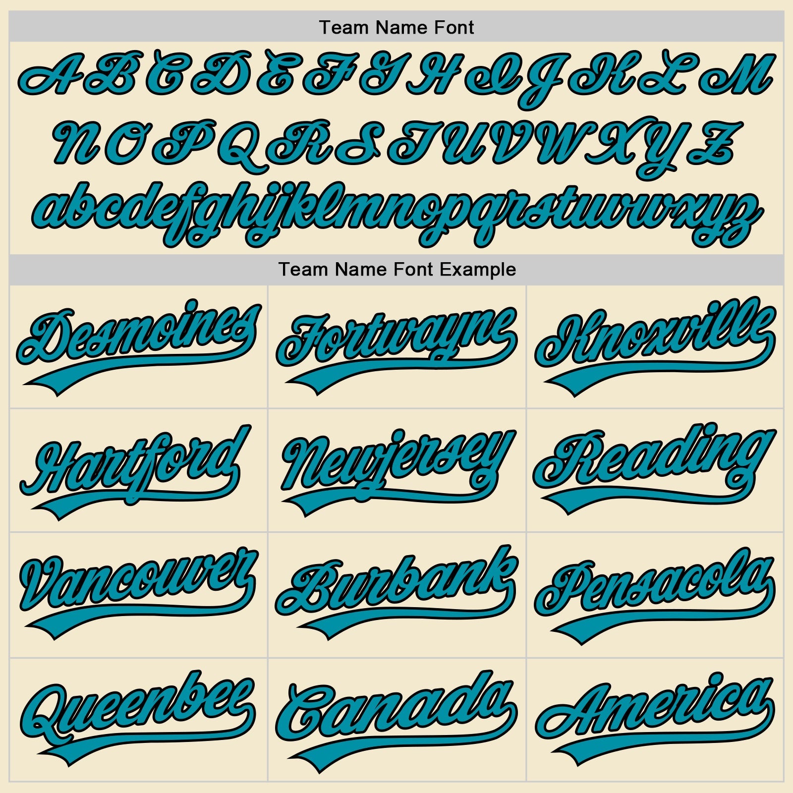 Custom Cream Teal-Black Authentic Throwback Baseball Jersey - Sky-Custom