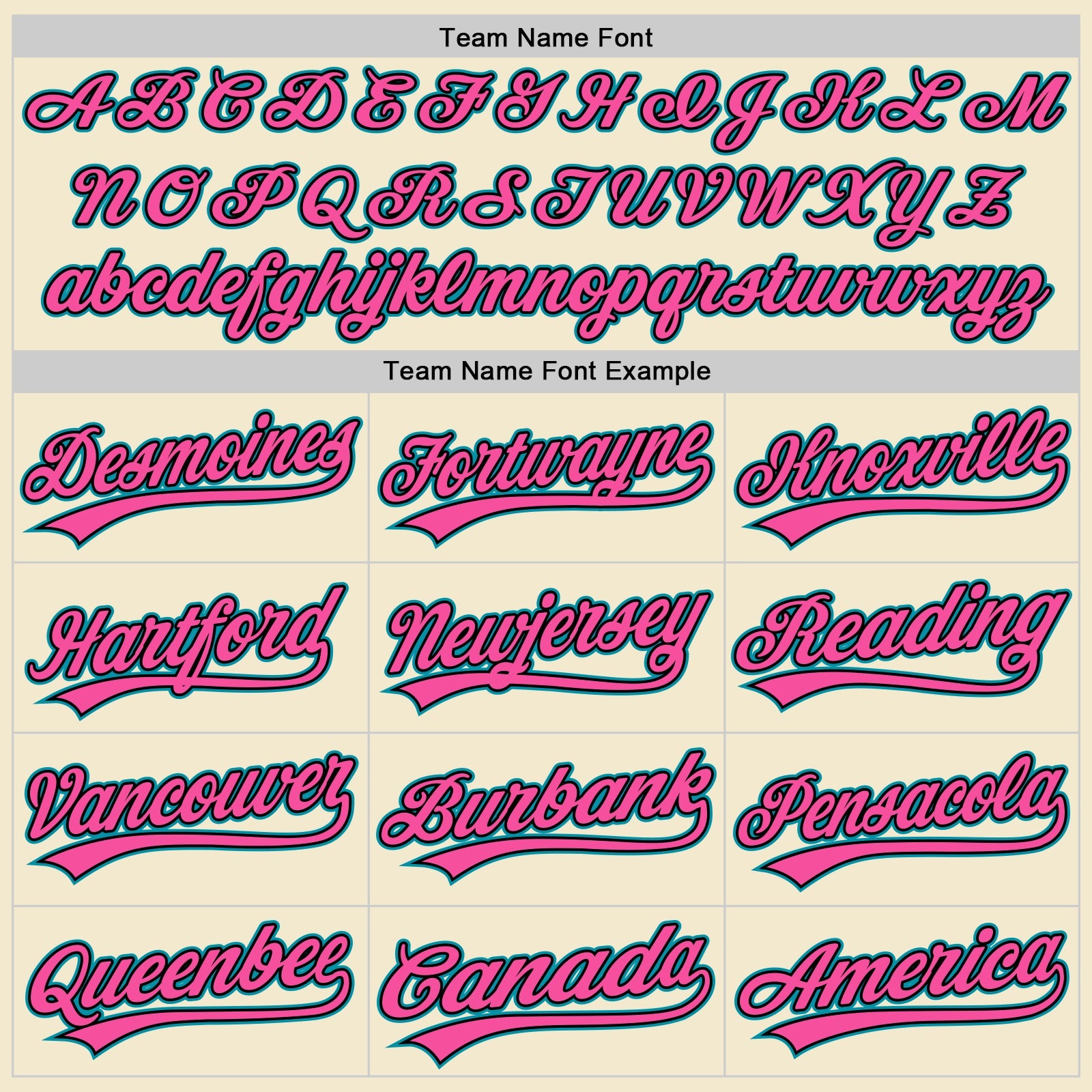 Custom Cream Teal Black-Pink Authentic Throwback Baseball Jersey - Sky-Custom