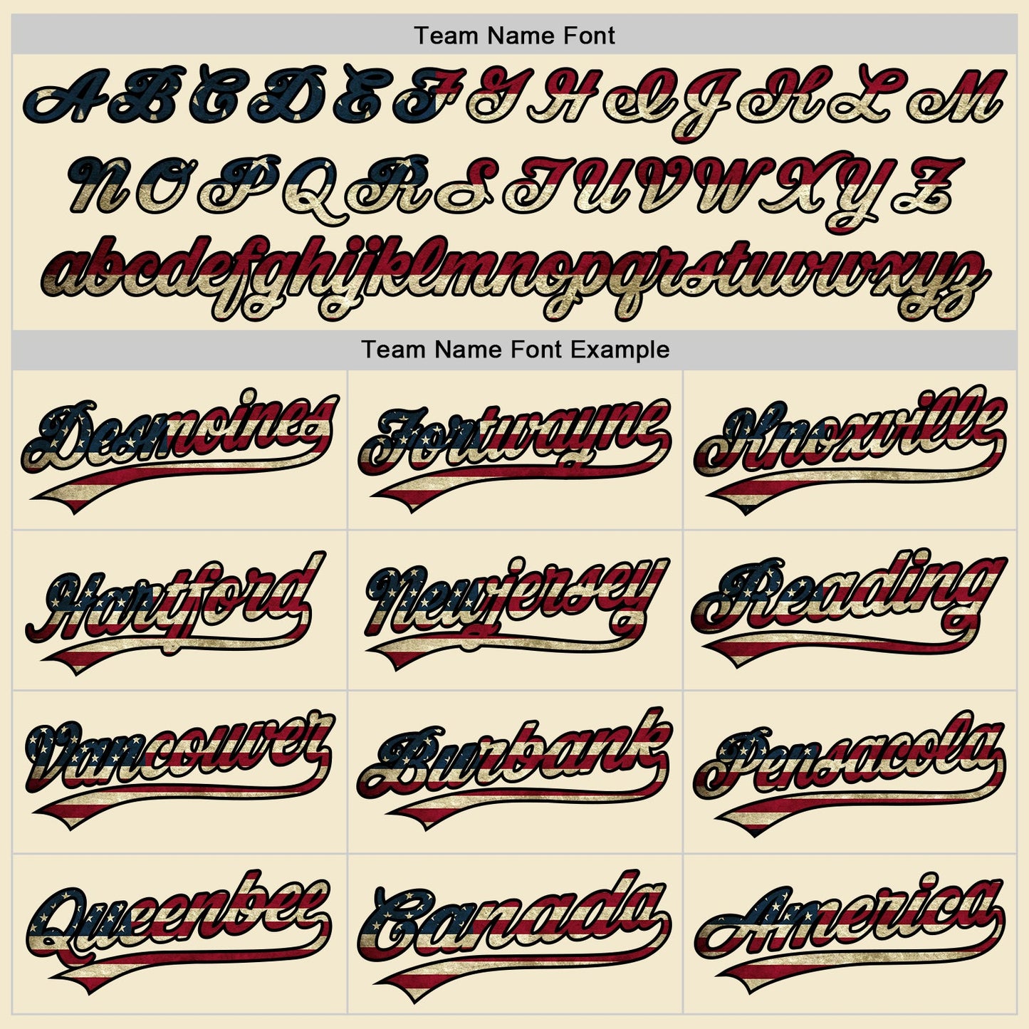 Custom Cream Vintage USA Flag Black-Old Gold Authentic Throwback Baseball Jersey - Sky-Custom