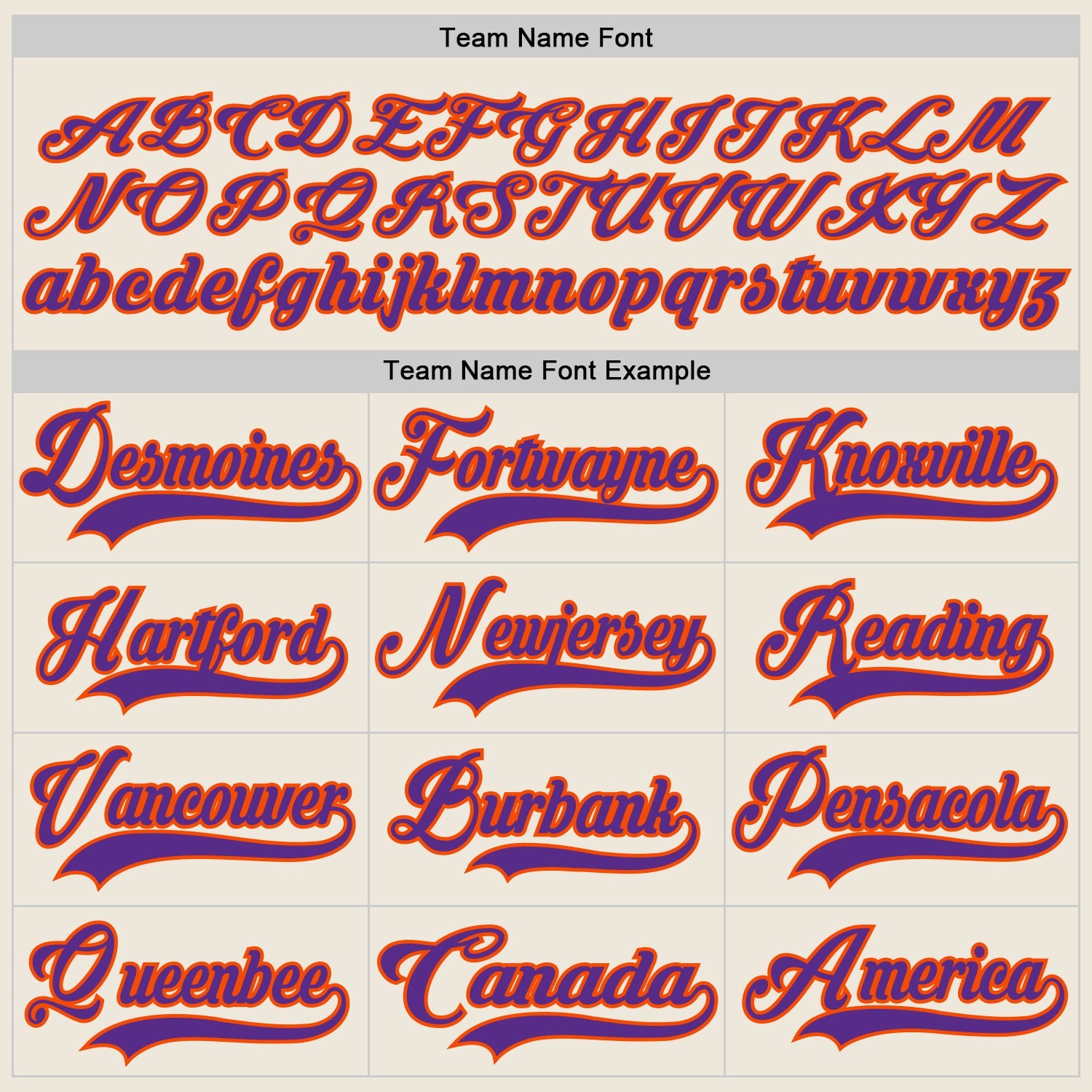 Custom Cream Purple-Orange Hockey Jersey - Sky-Custom