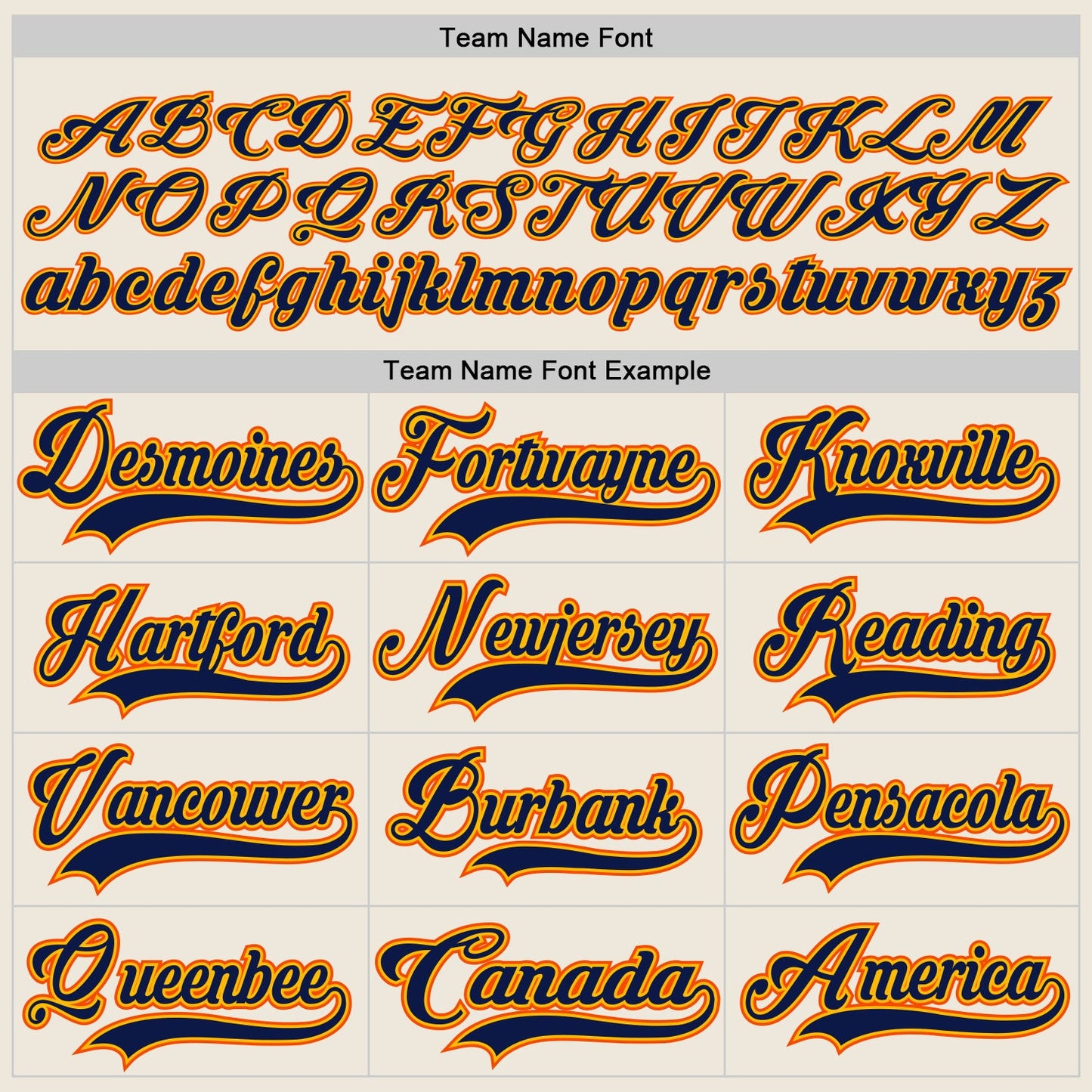 Custom Cream Navy Gold-Orange Hockey Jersey - Sky-Custom