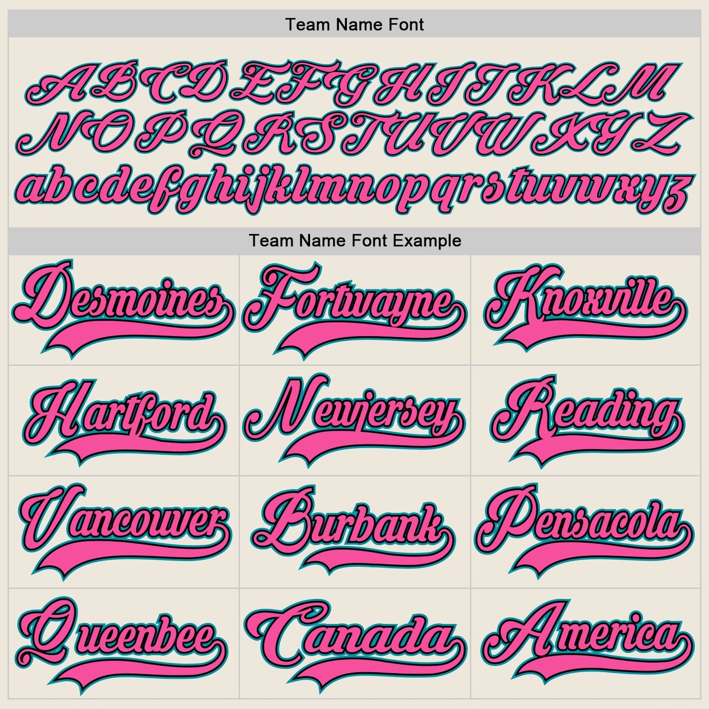 Custom Cream Teal Black-Pink Hockey Jersey - Sky-Custom