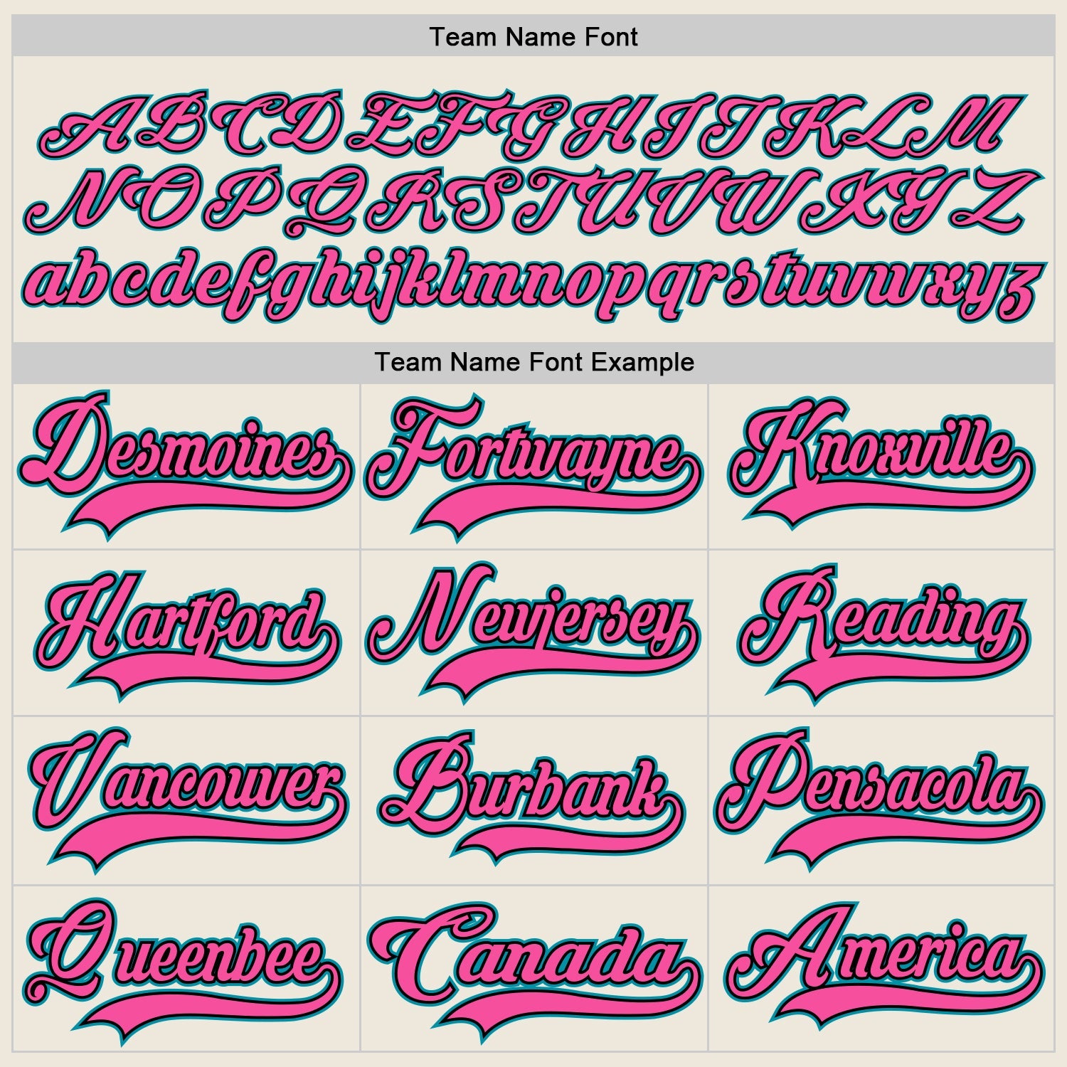 Custom Cream Teal Black-Pink Hockey Jersey - Sky-Custom