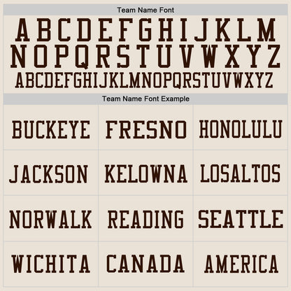 Custom Cream Gold-Brown Mesh Authentic Football Jersey - Sky-Custom