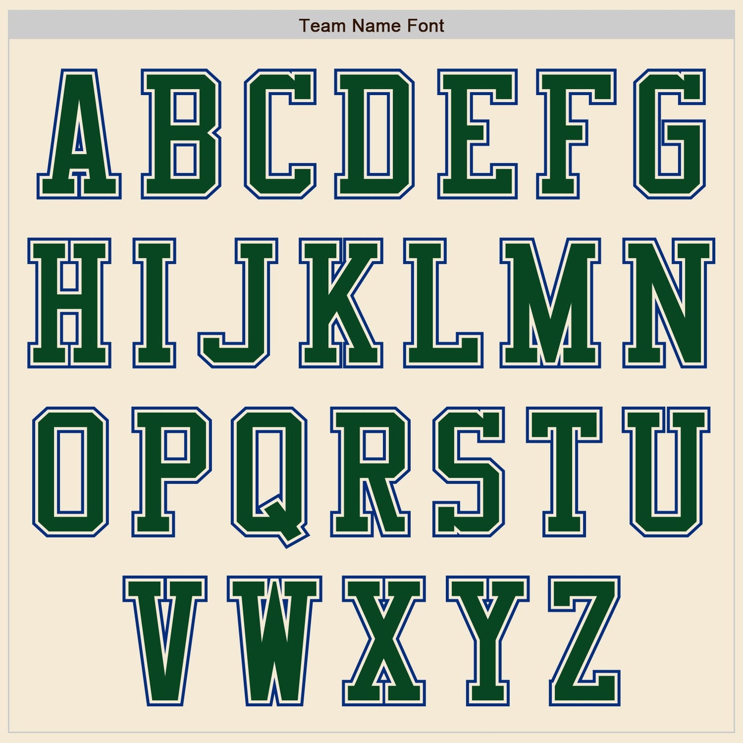 Custom Cream Green-Royal Authentic Baseball Jersey - Sky-Custom