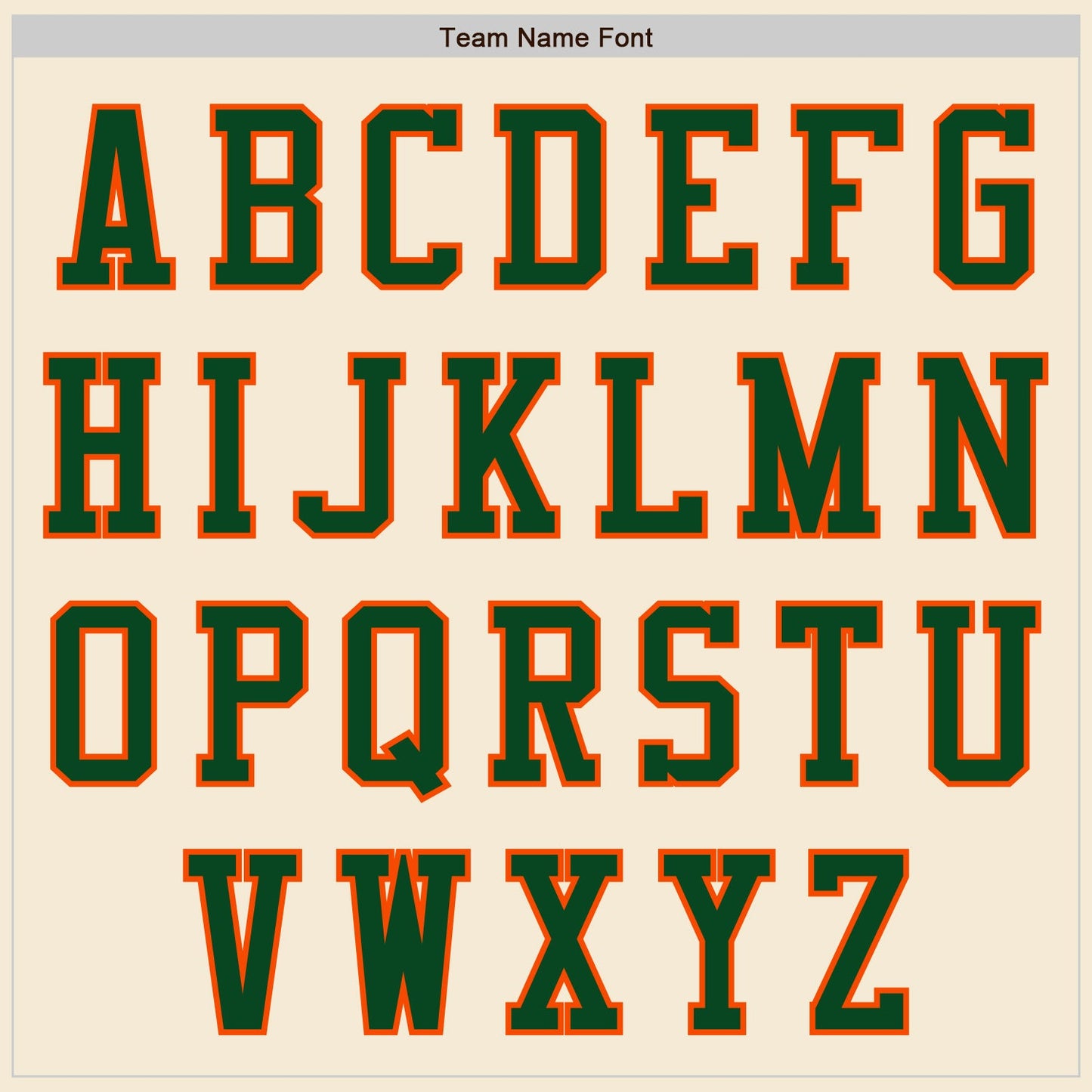 Custom Cream Green-Orange Authentic Baseball Jersey - Sky-Custom