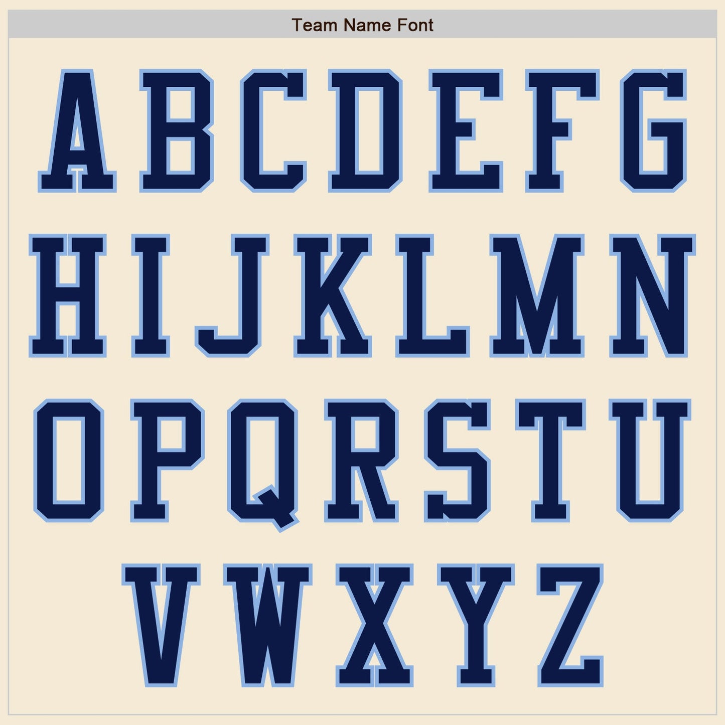 Custom Cream Navy-Light Blue Authentic Baseball Jersey - Sky-Custom