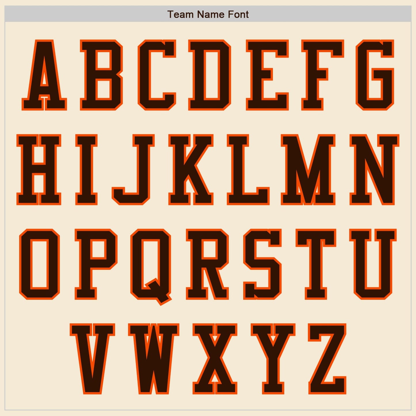 Custom Cream Brown-Orange Authentic Baseball Jersey - Sky-Custom