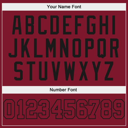 Custom Crimson Crimson-Black Authentic Baseball Jersey - Sky-Custom