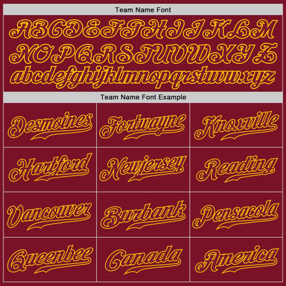 Custom Crimson Crimson-Gold Authentic Baseball Jersey - Sky-Custom