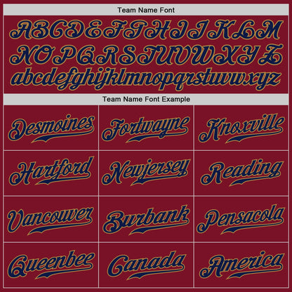 Custom Crimson Navy-Old Gold Authentic Baseball Jersey - Sky-Custom