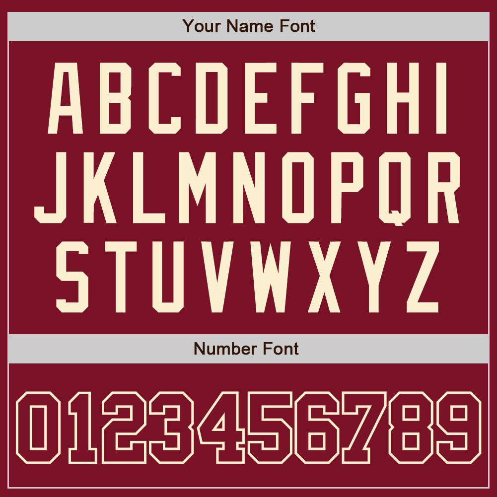 Custom Crimson Crimson-Cream Authentic Baseball Jersey - Sky-Custom