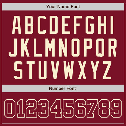 Custom Crimson Crimson-Cream Authentic Baseball Jersey - Sky-Custom