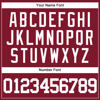 Custom Crimson White Authentic Baseball Jersey - Sky-Custom