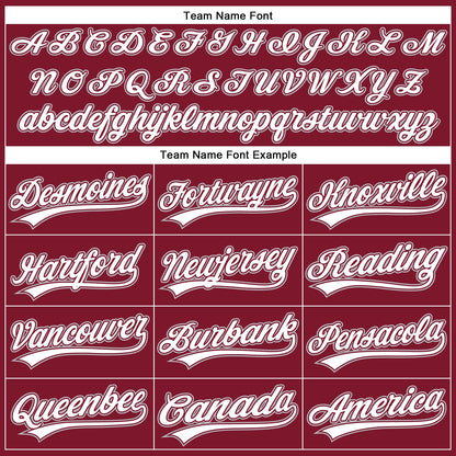 Custom Crimson White Pinstripe Gray Authentic Baseball Jersey - Sky-Custom