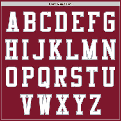 Custom Crimson White-Gray Authentic Baseball Jersey - Sky-Custom