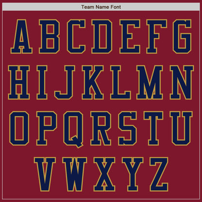 Custom Crimson Old Gold-Navy Authentic Baseball Jersey - Sky-Custom