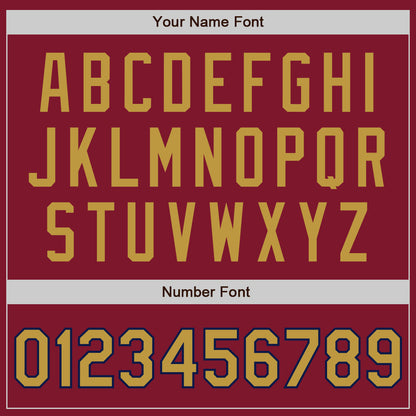 Custom Crimson Old Gold-Navy Authentic Baseball Jersey - Sky-Custom