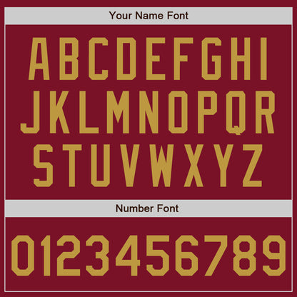 Custom Crimson Old Gold Authentic Baseball Jersey - Sky-Custom