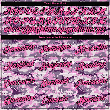 Custom Women's Camo Pink-Black Salute To Service V-Neck Cropped Baseball Jersey - Sky-Custom