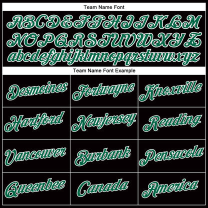 Custom Women's Black Kelly Green-White V-Neck Cropped Baseball Jersey - Sky-Custom