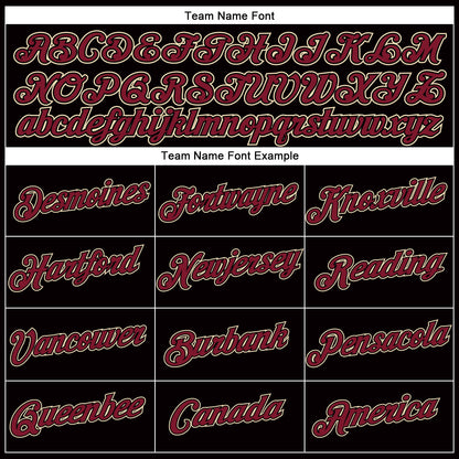 Custom Women's Black Crimson-City Cream V-Neck Cropped Baseball Jersey - Sky-Custom