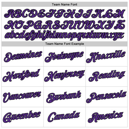 Custom Women's White Purple-Black V-Neck Cropped Baseball Jersey - Sky-Custom
