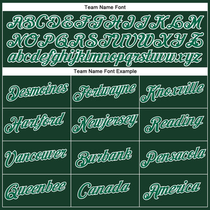 Custom Women's Green Kelly Green-White V-Neck Cropped Baseball Jersey - Sky-Custom