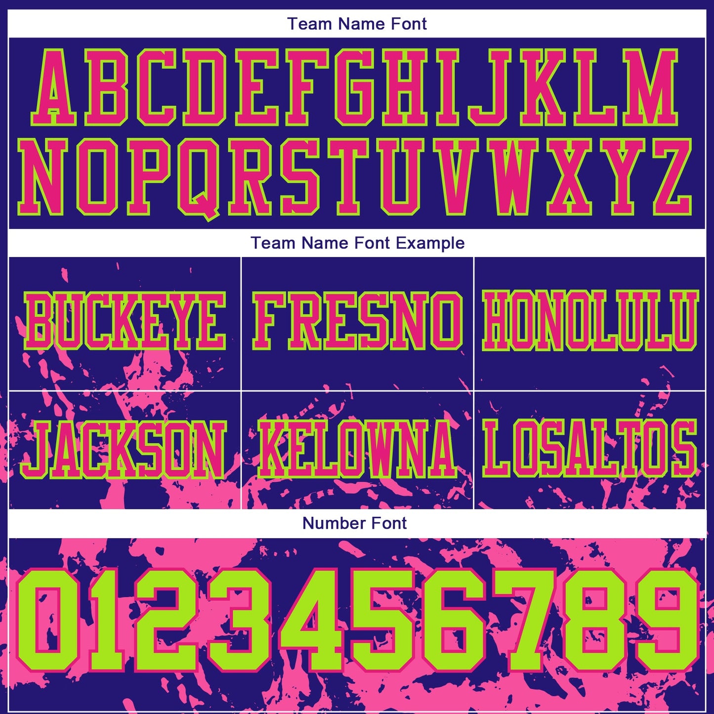 Custom Dark Purple Neon Green-Hot Pink Splash Mesh Authentic Football Jersey - Sky-Custom