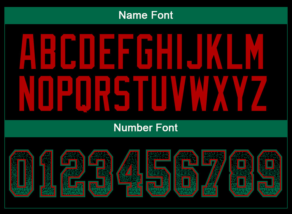 Custom Black Kelly Green-Red Mesh Drift Fashion Football Jersey - Sky-Custom