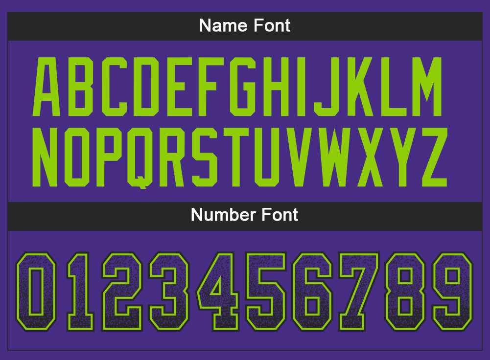 Custom Purple Black-Neon Green Mesh Drift Fashion Football Jersey - Sky-Custom
