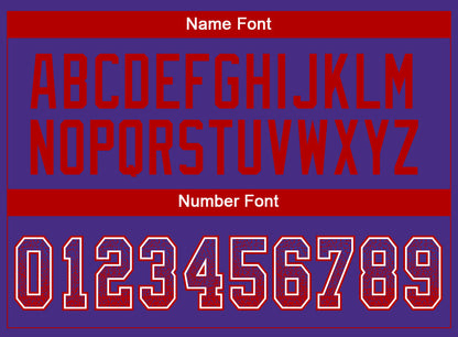 Custom Purple Red-White Mesh Drift Fashion Football Jersey - Sky-Custom