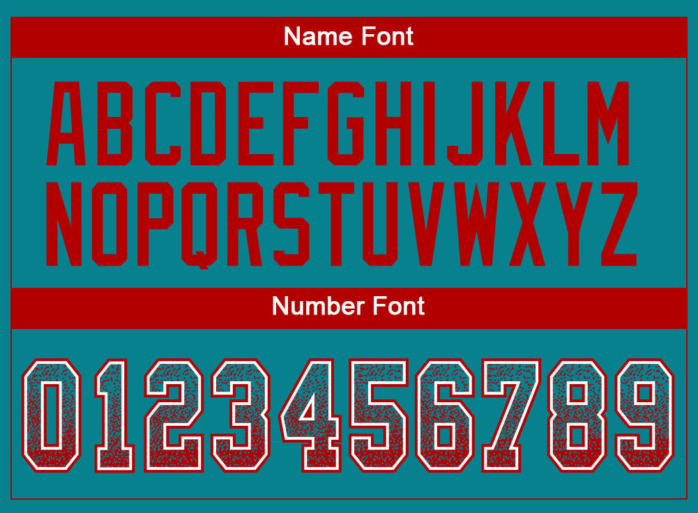 Custom Teal Red-White Mesh Drift Fashion Football Jersey - Sky-Custom