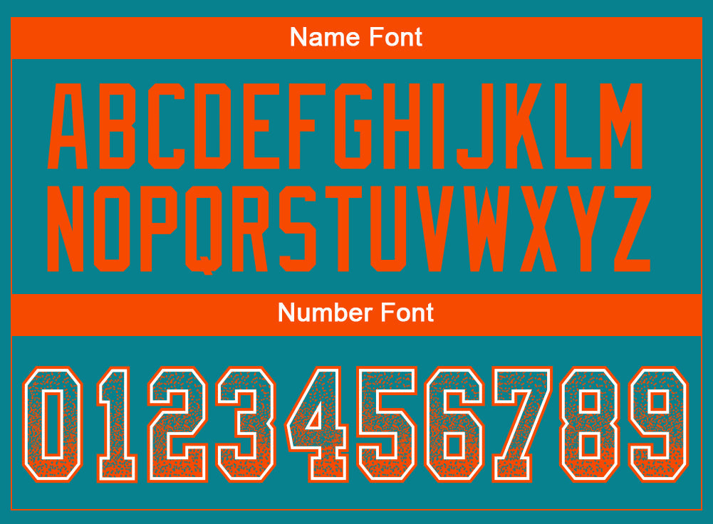 Custom Teal Orange-White Mesh Drift Fashion Football Jersey - Sky-Custom