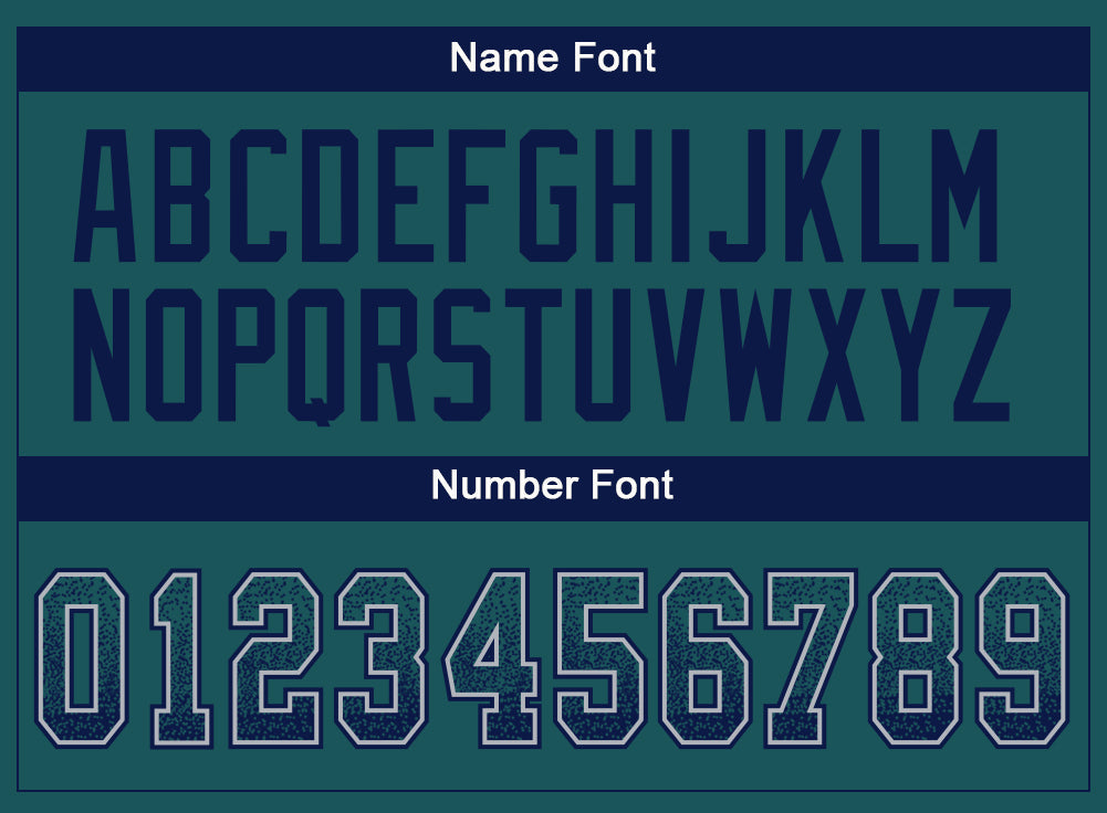 Custom Midnight Green Navy-Gray Mesh Drift Fashion Football Jersey - Sky-Custom