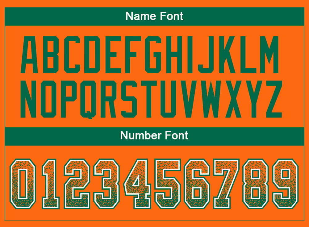 Custom Orange Kelly Green-White Mesh Drift Fashion Football Jersey - Sky-Custom