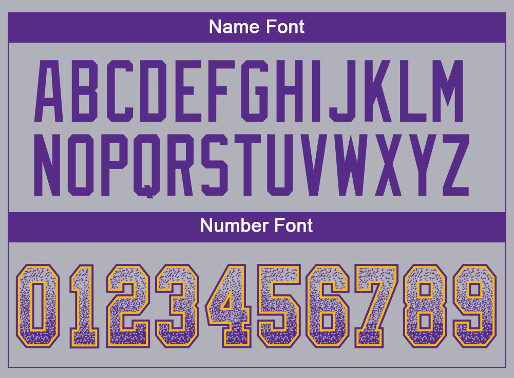 Custom Gray Purple-Gold Mesh Drift Fashion Football Jersey - Sky-Custom