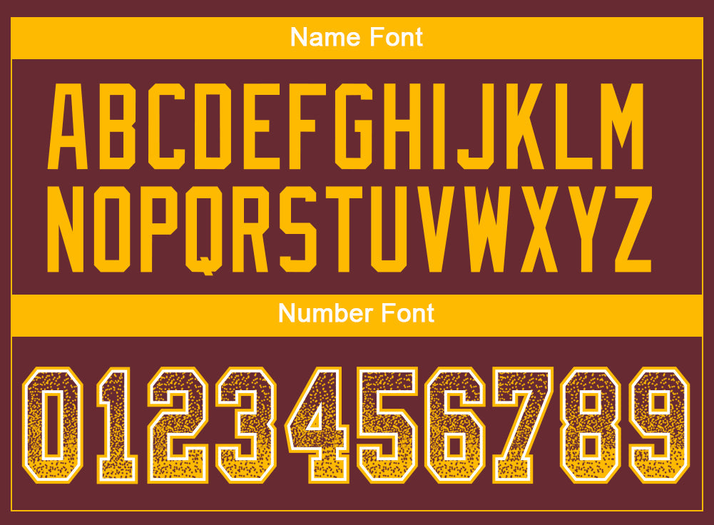 Custom Burgundy Gold-White Mesh Drift Fashion Football Jersey - Sky-Custom
