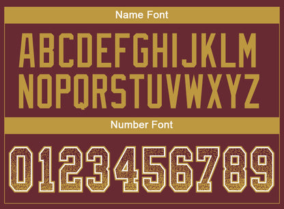 Custom Burgundy Old Gold-White Mesh Drift Fashion Football Jersey - Sky-Custom