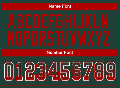Custom Green Red-White Mesh Drift Fashion Football Jersey - Sky-Custom