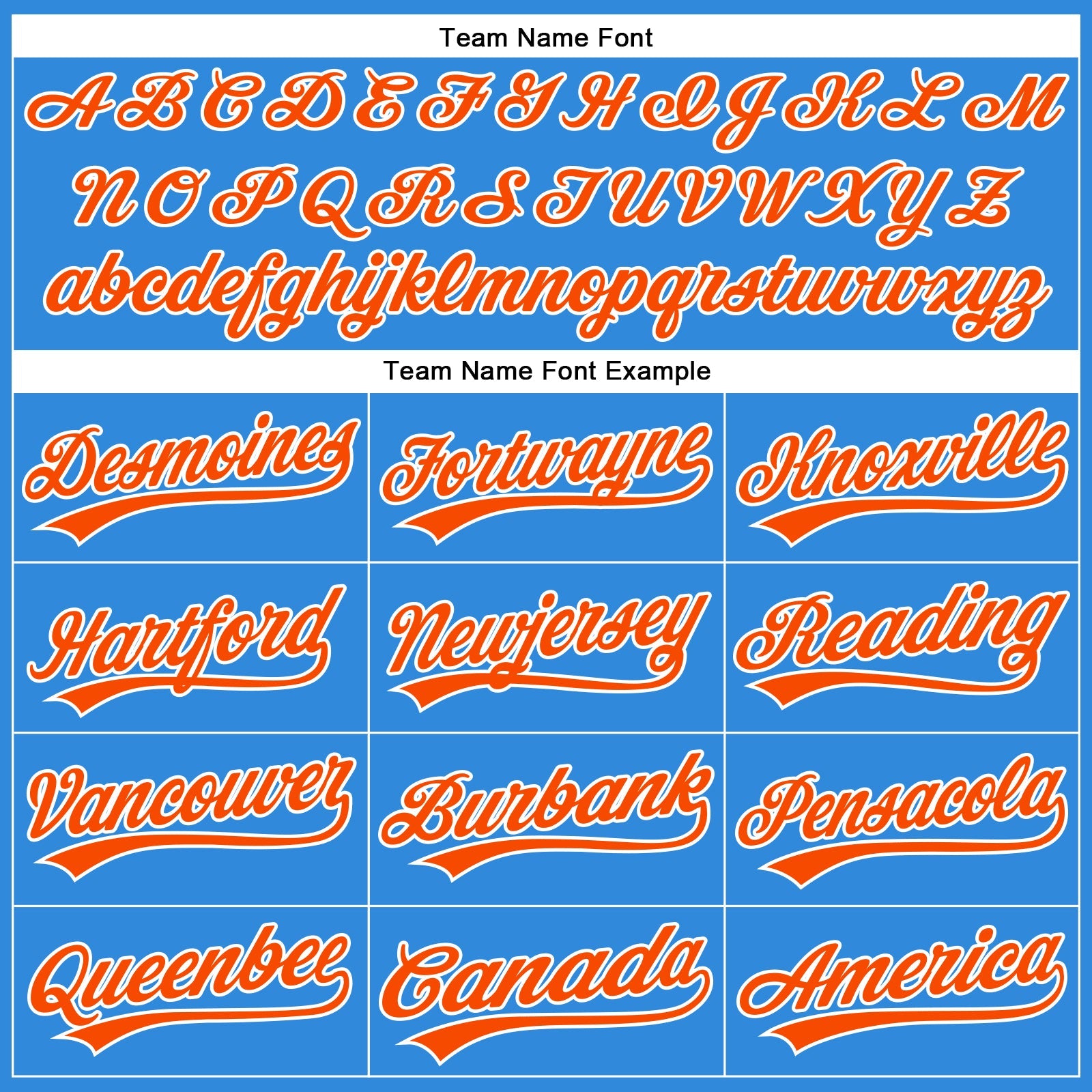 Custom Electric Blue Orange-White Authentic Baseball Jersey - Sky-Custom