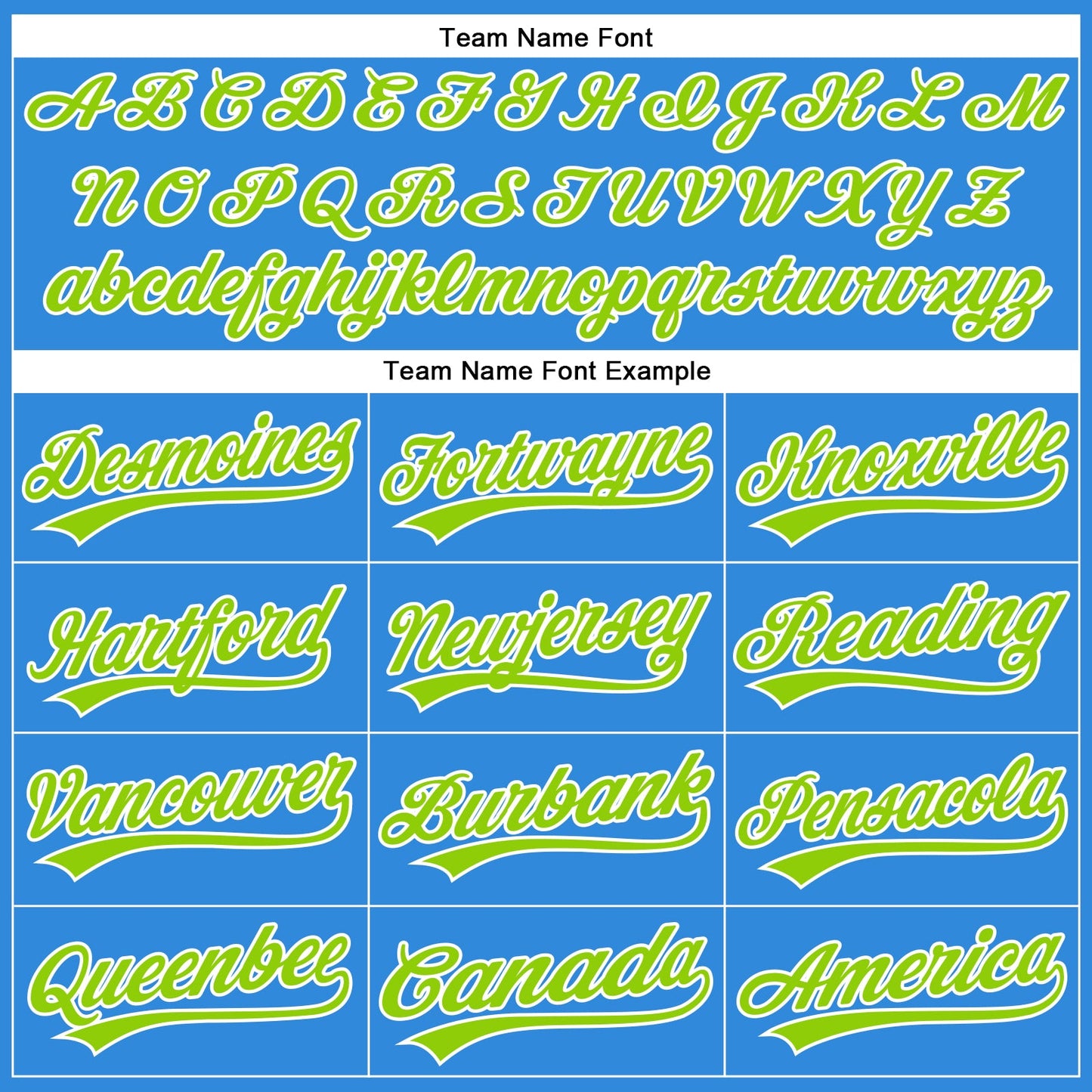 Custom Electric Blue Neon Green-White Authentic Baseball Jersey - Sky-Custom