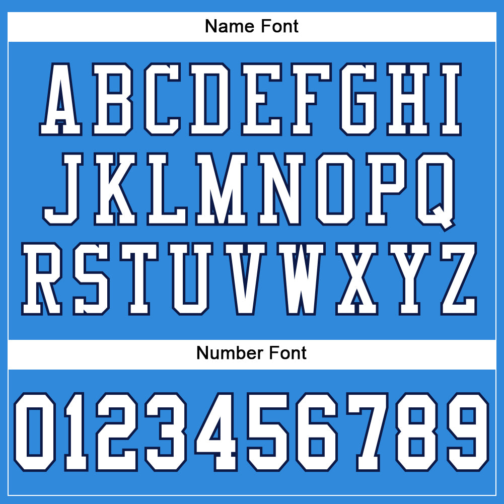 Custom Powder Blue White-Navy Mesh Authentic Football Jersey - Sky-Custom