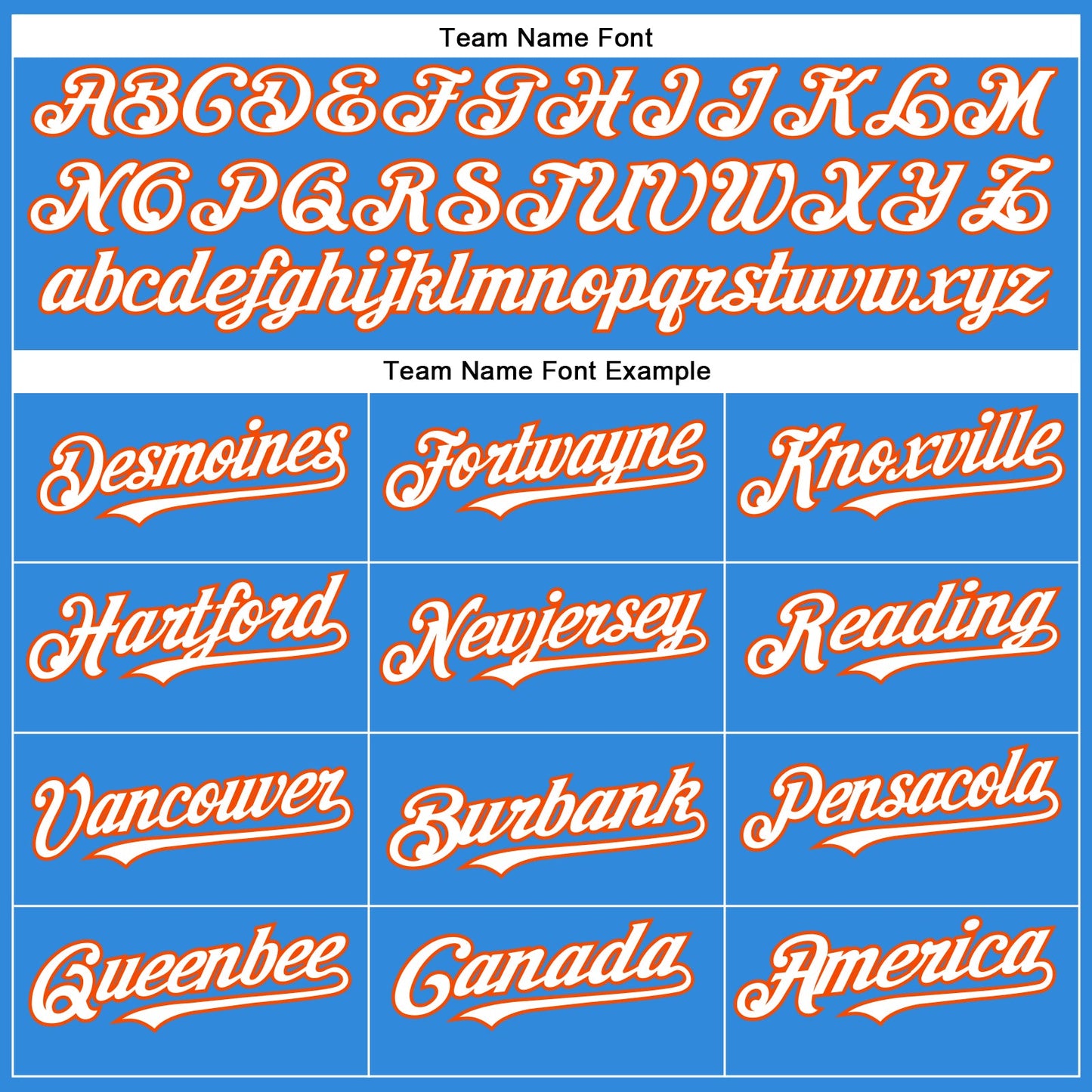 Custom Electric Blue White-Orange Authentic Baseball Jersey - Sky-Custom