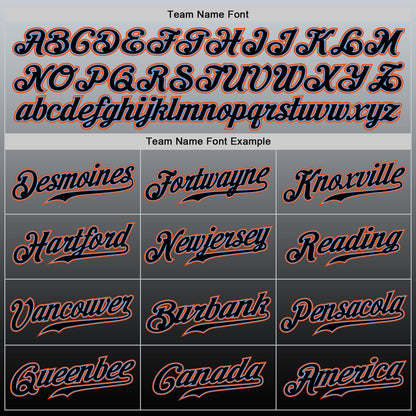 Custom Gray Black-Powder Blue Authentic Fade Fashion Baseball Jersey - Sky-Custom