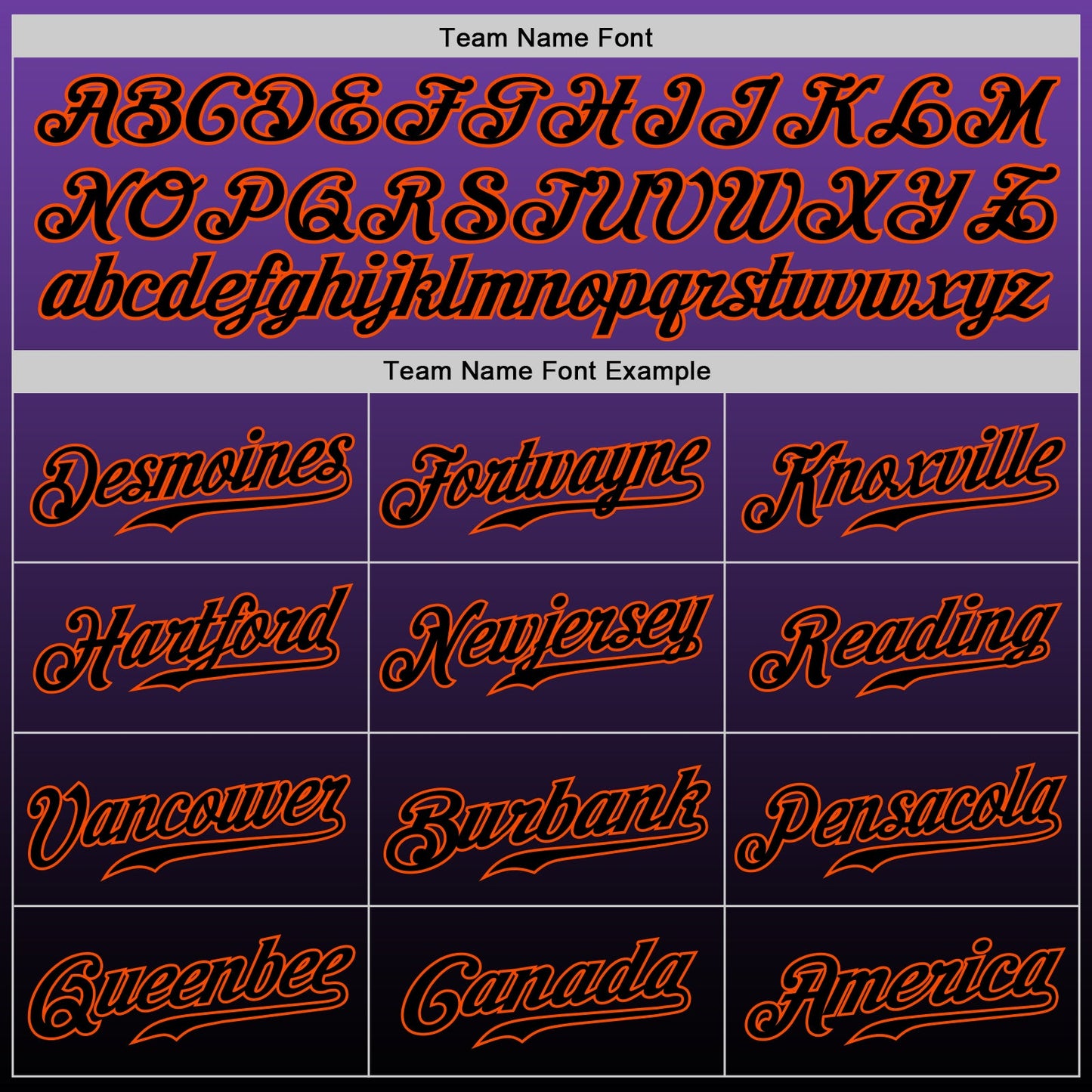 Custom Purple Black-Orange Authentic Fade Fashion Baseball Jersey - Sky-Custom
