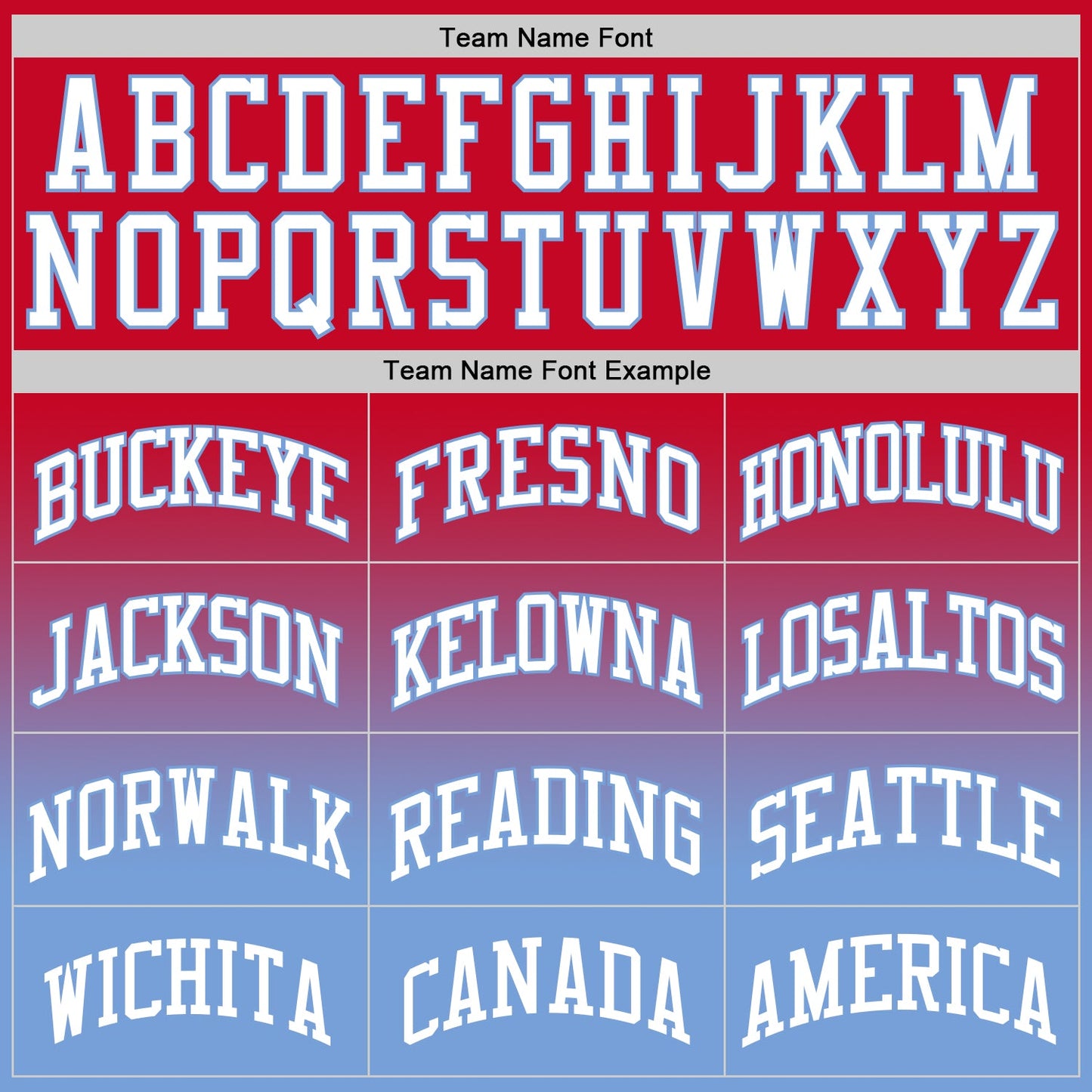 Custom Red White-Light Blue Authentic Fade Fashion Basketball Jersey - Sky-Custom