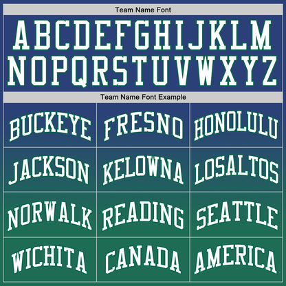 Custom Royal White-Kelly Green Authentic Fade Fashion Basketball Jersey - Sky-Custom
